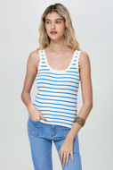 Picture of FS Scalop E. Stripes Top