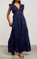 Picture of V Neck Long Dress