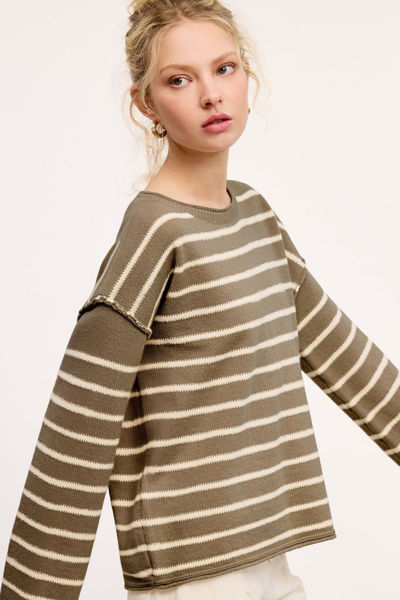 Picture of Super Soft Striped Round Sweat