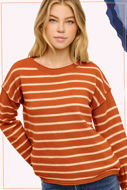 Picture of Super Soft Striped Round Sweat