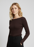 Picture of Boat Neck But  L/S Knitted