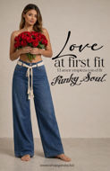 Picture of FS Wide Leg Jean w/Belt